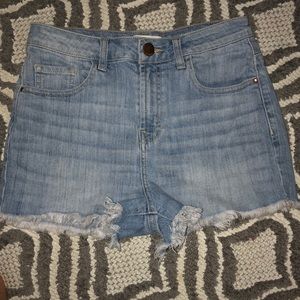 Denim shorts